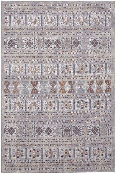Feizy Francisco 39GCF Rust Gray  Rug