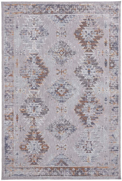 Feizy Francisco 39GEF Gray Rust Rug