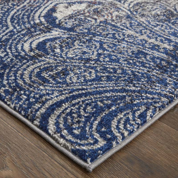 Feizy Bellini I39CV Gray Blue Rug