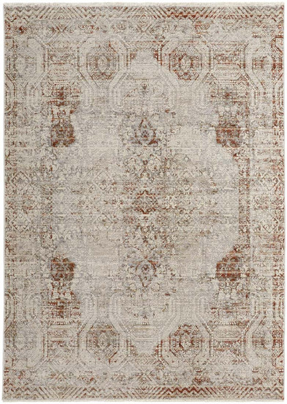 Feizy Kaia 39GKF Gray Rust Rug