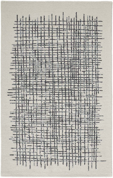 Feizy Maddox 8630F Ivory Charcoal Rug