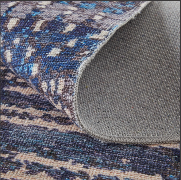Feizy Mathis 39HYF Gray Blue Rug