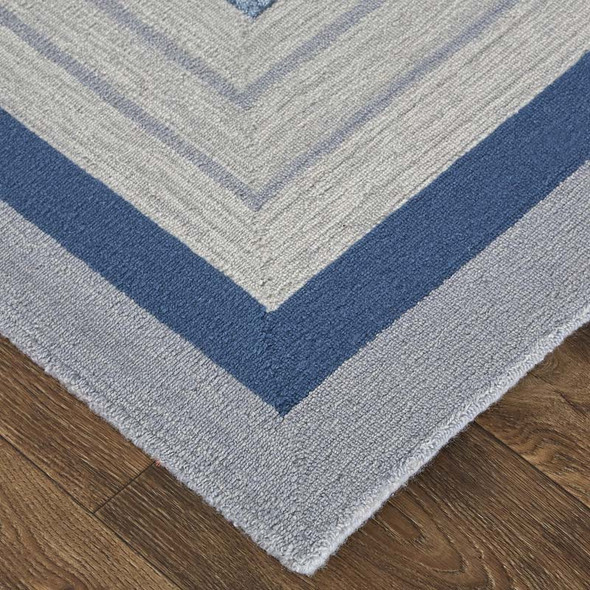 Feizy Nash 8849F Blue Gray Rug