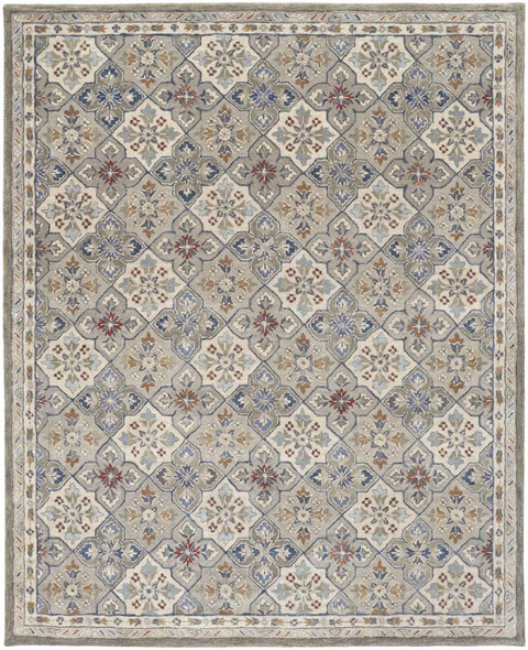 Feizy Rylan 8638F Gray Multi Rug