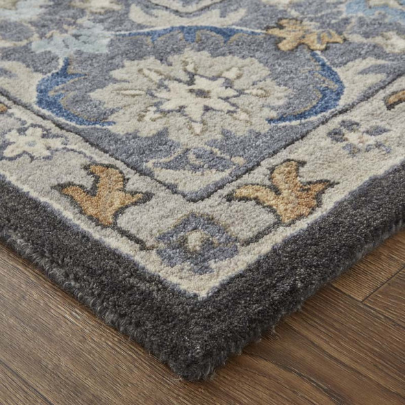 Feizy Rylan 8643F Charcoal Rug