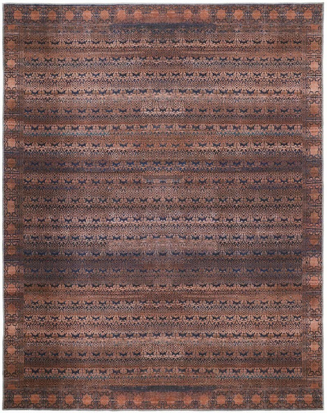 Feizy Voss 39H4F Tan Blue Rug