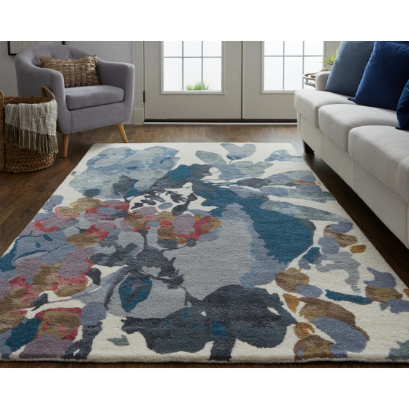 Feizy Dafney 8869F Blue Multi Rug