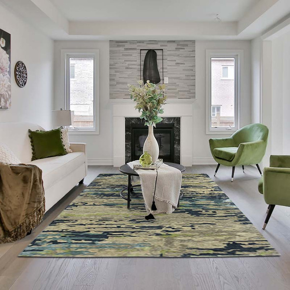 Amer Abstract ABS-2 Glencoe Sand Rug