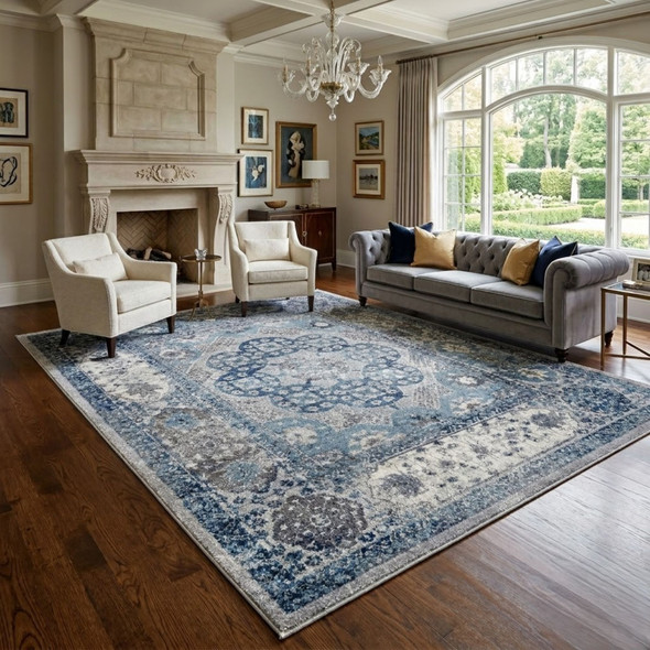 Amer Alexandria ALX-83 Loftus Gray Rug