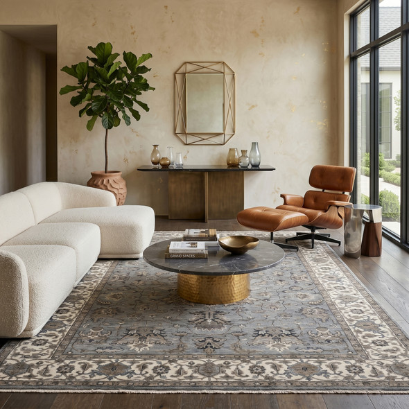Amer Antiquity ANQ-11 Ledbury Gray Rug