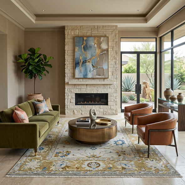Amer Blu BLU-52 Stanhope Beige Rug