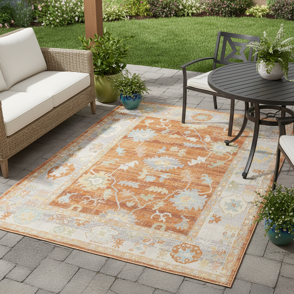 Amer Bohemian BHM-4 Gretna Orange Rug