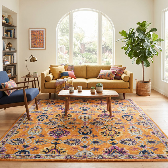 Amer Boho BOH-1 Yveline Orange Rug