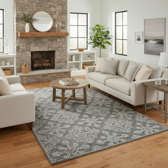 Amer Boston BOS-36 Penswick Graphite Rug