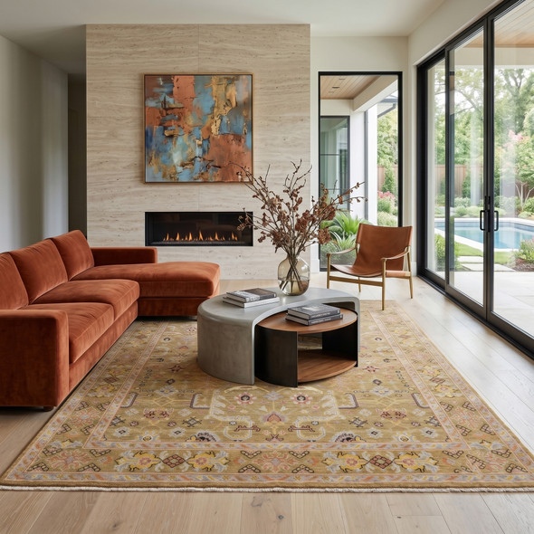 Amer Bristol BRS-18 Harrow Gold Rug