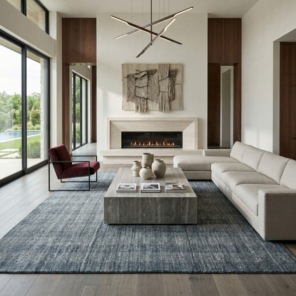 Amer Brooklyn BRK-4 Bays Blue Rug