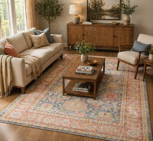 Amer Century CEN-15 Reuda Blue Rug