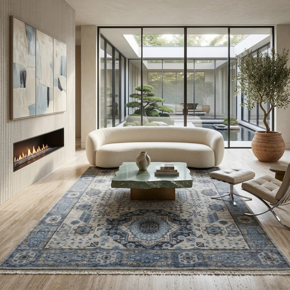 Amer Divine DIV-1 Toluca Blue Rug