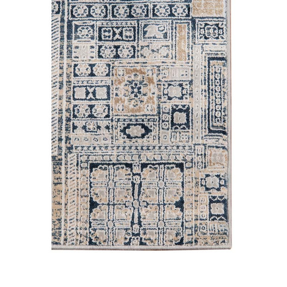 Amer Hamilton HAM-7 Inca Navy Gold Rug