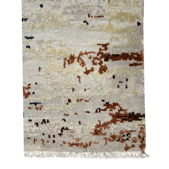 Amer Hermitage HRM-2 Beatrice Blue Rust Brown Rug