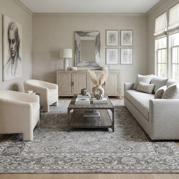 Amer Inara INA-10 Everly Light Gray Rug