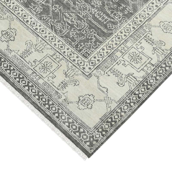 Amer Nuit Arabe NUI-4 Roselle Silver Rug