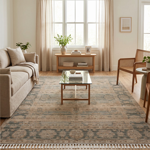 Amer Prairie PRE-1 Hays Blue Green Rug