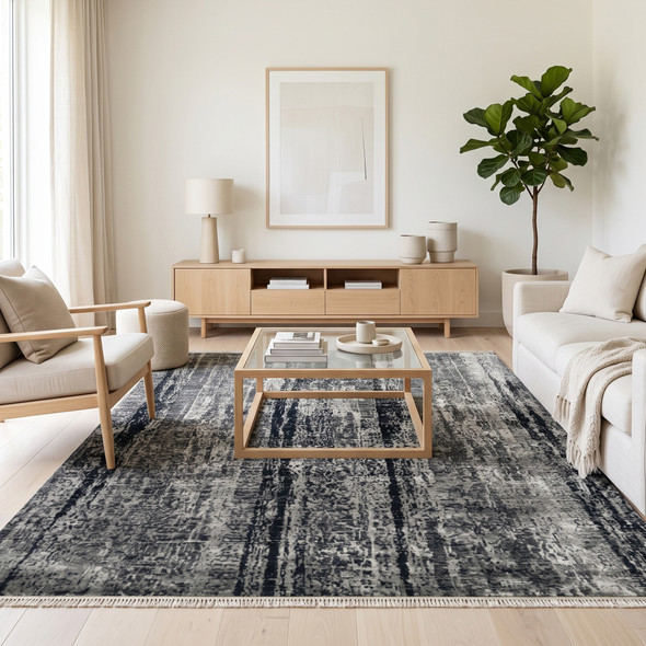 Amer Zenith ZEN-38 Taree Charcoal Rug