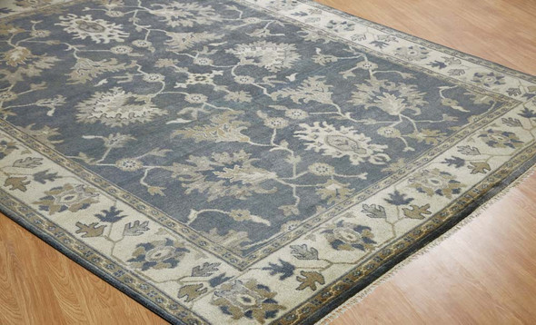 Kalaty Umbria US-105 Denim Ivory Rug