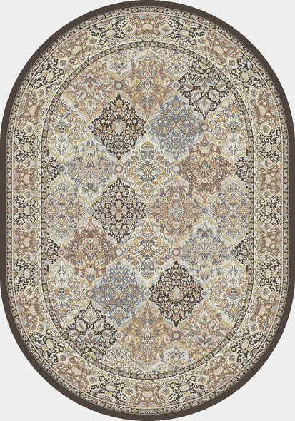 Dynamic Ancient Garden 57008 3235 Brown Blue Rug