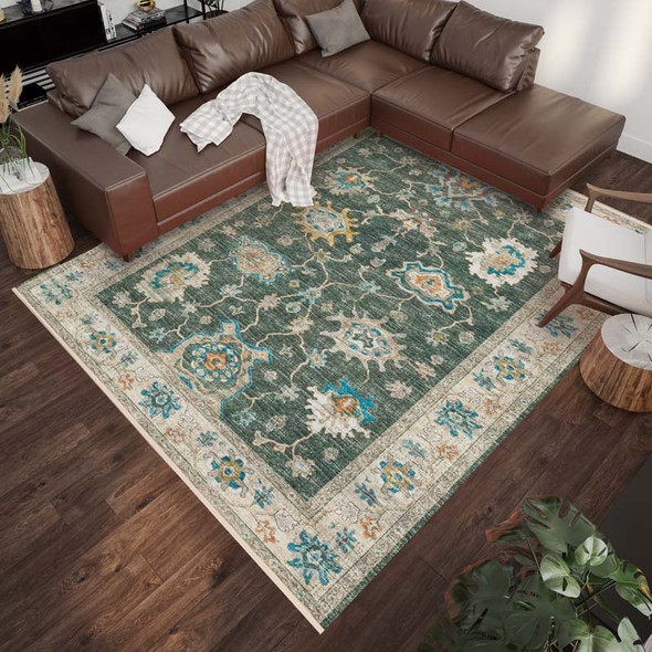 Dalyn Marbella MB6 Olive Rug