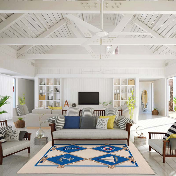 Dalyn Harbor HA6 Ivory Rug