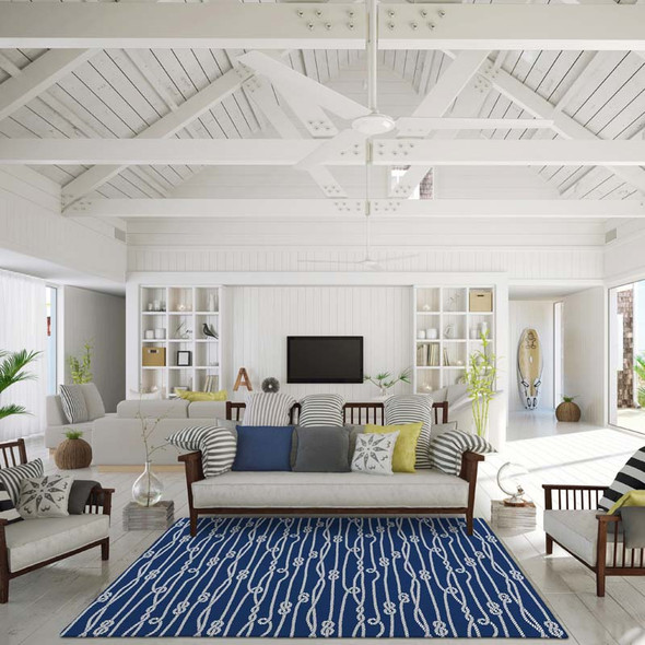 Dalyn Harbor HA7 Navy Rug