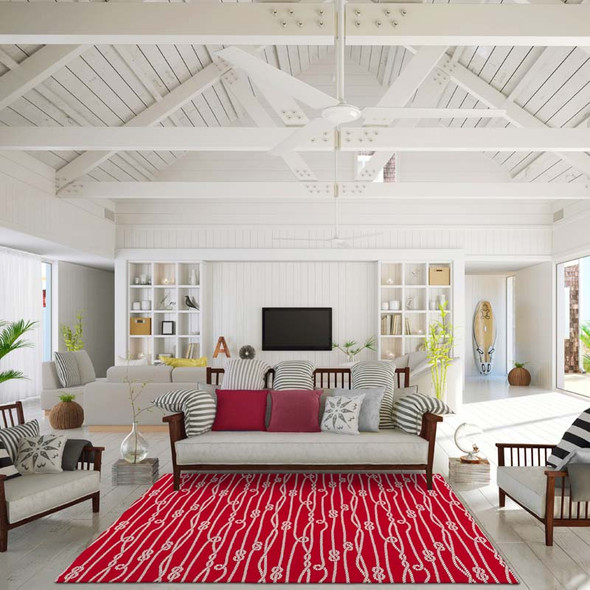 Dalyn Harbor HA7 Red Rug