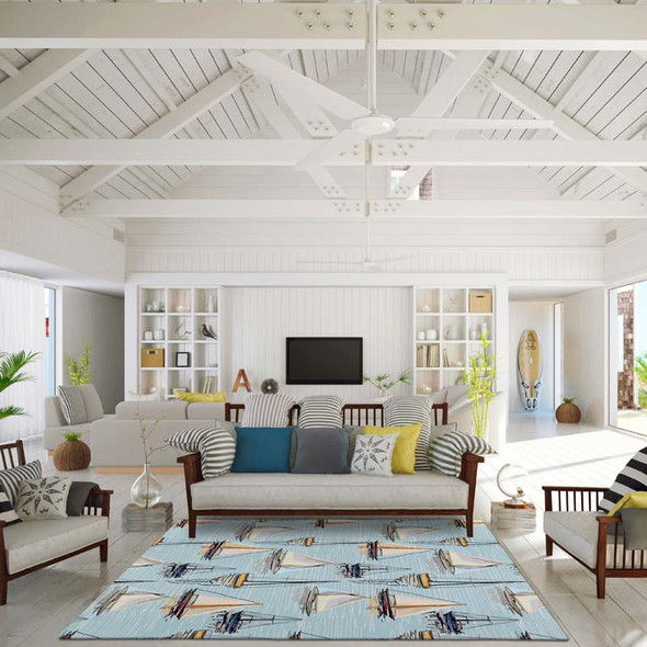 Dalyn Harbor HA8 Sky Rug