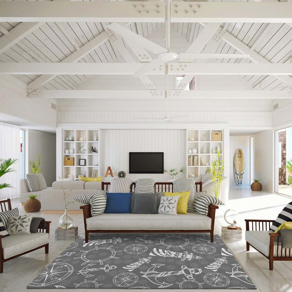 Dalyn Harbor HA9 Grey Rug