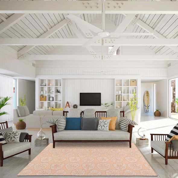 Dalyn Seabreeze SZ10 Peach Rug