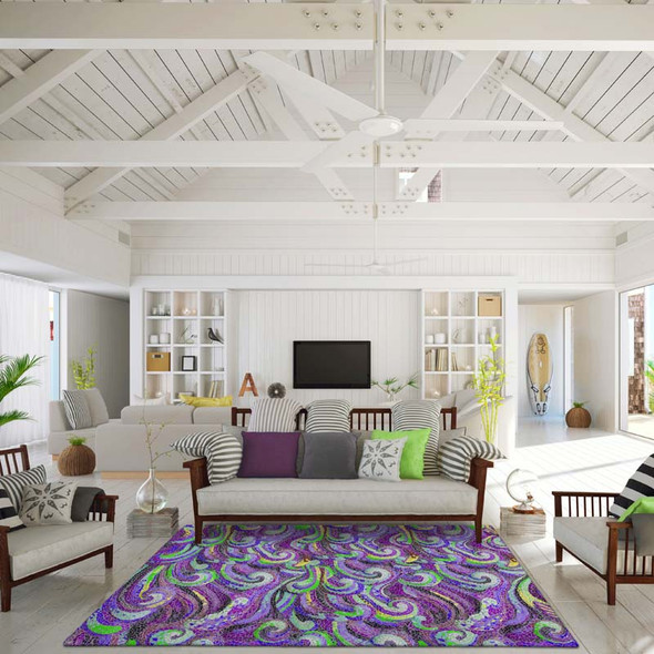 Dalyn Seabreeze SZ14 Violet Rug