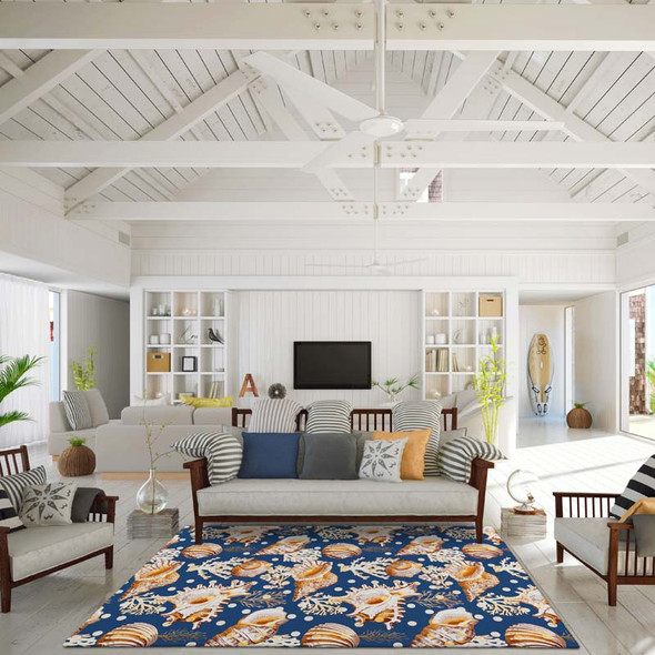 Dalyn Seabreeze SZ6 Navy Rug