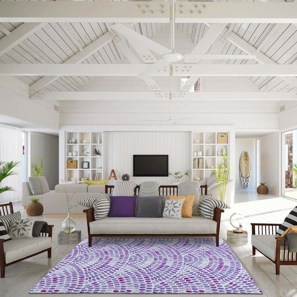 Dalyn Seabreeze SZ7 Lavender Rug