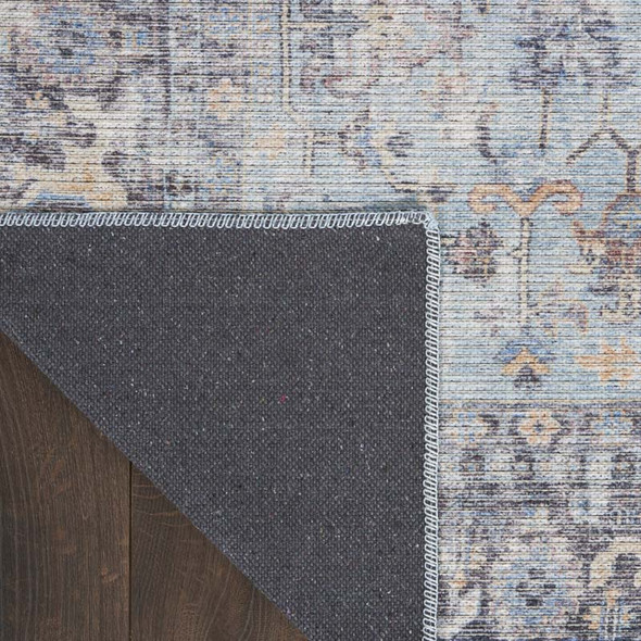 Nourison Nicole Curtis Series 1 SR104 Light Grey Blue Rug