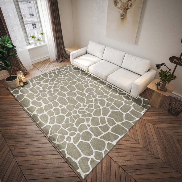Addison Safari ASF34 Taupe Rug