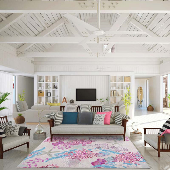 Addison Surfside ASR31 Raspberry Rug