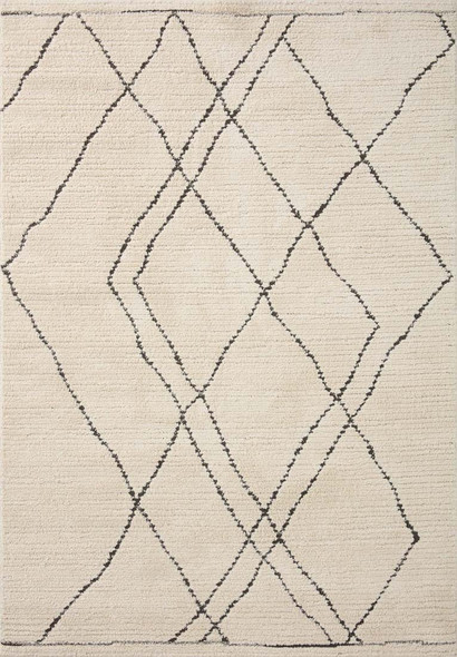 Loloi Fabian FAB-02 Ivory Charcoal Rug
