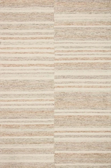 Chris Loves Julia x Loloi Chris CHR-03 Ivory Clay Rug