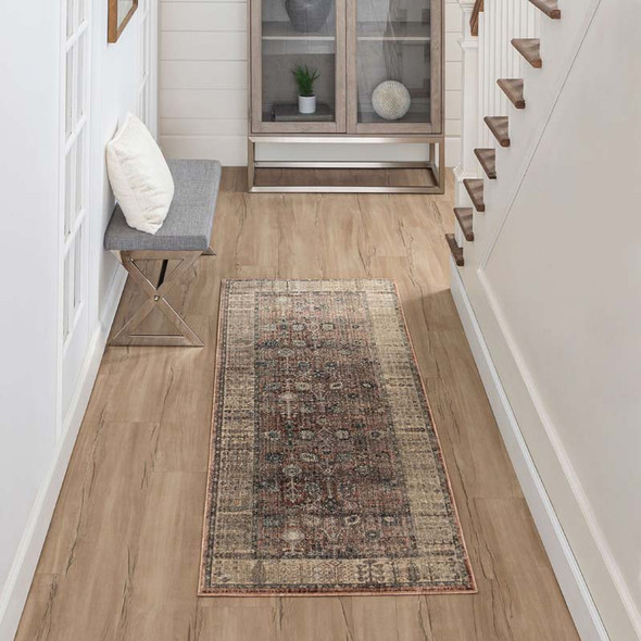 Karastan Echo R1062 666 Tesorino Pudra Rug