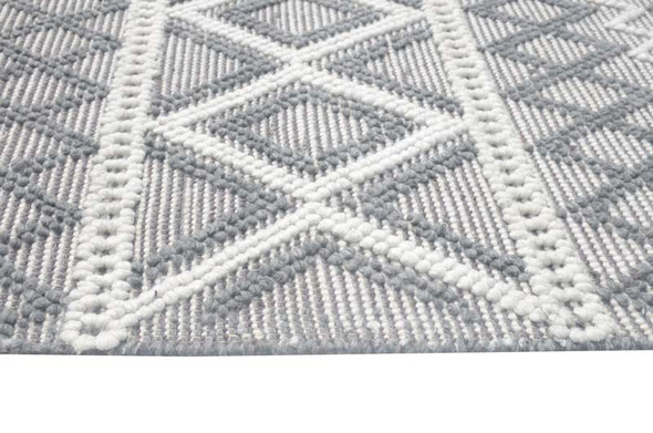 Kas Chloe 7725 Grey Ivory Boho Rug