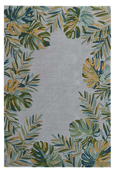 Kas Cove 3003 Grey Green Tropics Rug