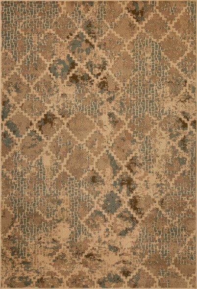 Kas Heritage 9376 Ivory Blue Trellis Rug