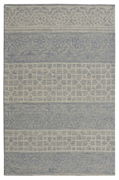 Kas Hudson 2467 Blue Grey Mosaic Rug